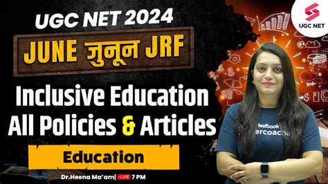 Ugc Net Education Paper 2 Inclusive Education All Policies And Articles