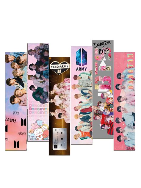 Bts Printable Bookmarks Prints Digital Download Kpop Paper Etsy In