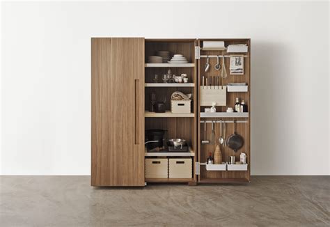 Cabinet hangers for wall mounting as used typically in kitchen upper units. bulthaup b2 kitchen tool cabinet by bulthaup | STYLEPARK