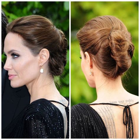 Now For Some Spring Summer Updo Hair Inspiration Courtesy Of Angelina