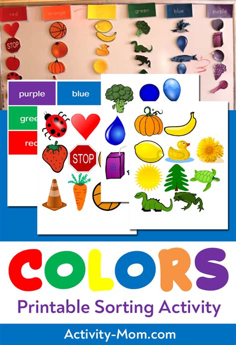 Color Sorting Printables Printable Word Searches