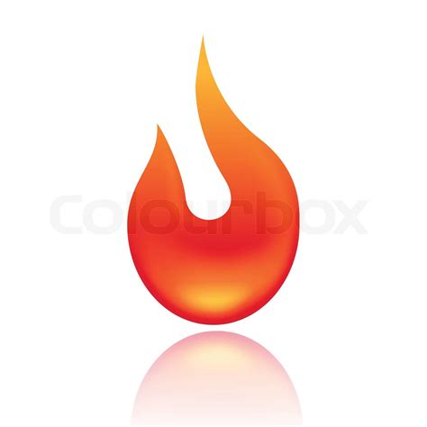 Fire Symbol Stock Vector Colourbox
