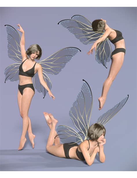BW Fairy Poses For Genesis 9 Daz 3D
