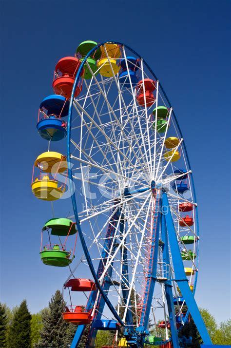 Ferris Wheel In Amusement Park Stock Photo Royalty Free Freeimages