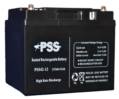 Pss42 Pss Battery 12 Volt 42 Ah Sealed Lead Acid Battery 6 Month