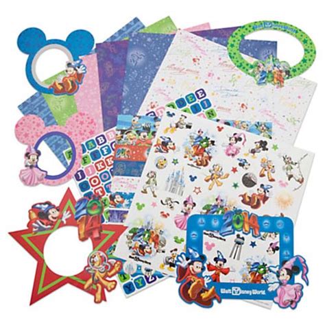 Disney World Scrapbooking Kit 2014 Mickey And Friends Logo