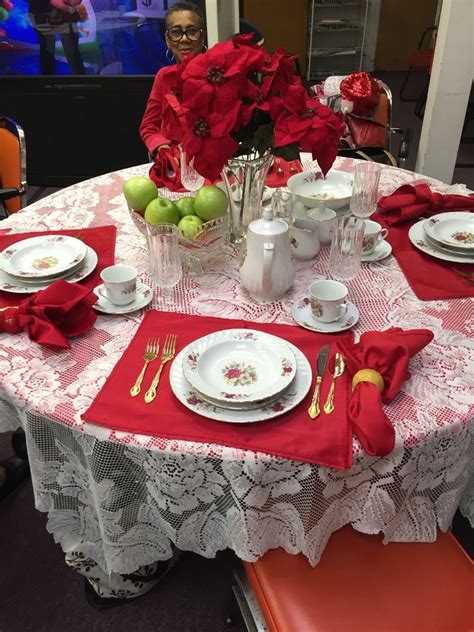 Senior Center Christmas Luncheon & Table Decoration Contest | Holy