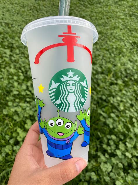 Aliens Starbucks Cup Toy Story Aliens Starbucks Cold Cup Etsy