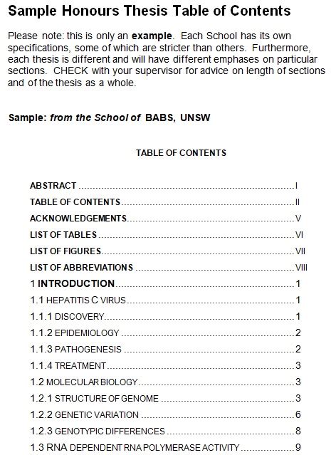 Free Table Of Contents Template 22 Best Documents Word Pdf