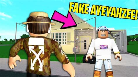 Fake Ayeyahzee Gets Exposed He Was A Scammer Roblox Youtube