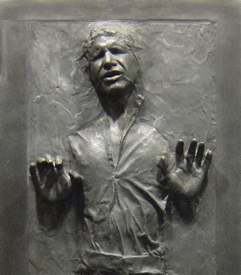 Lifesize Star Wars Han Solo Frozen In Carbonite Walldoor Decal The