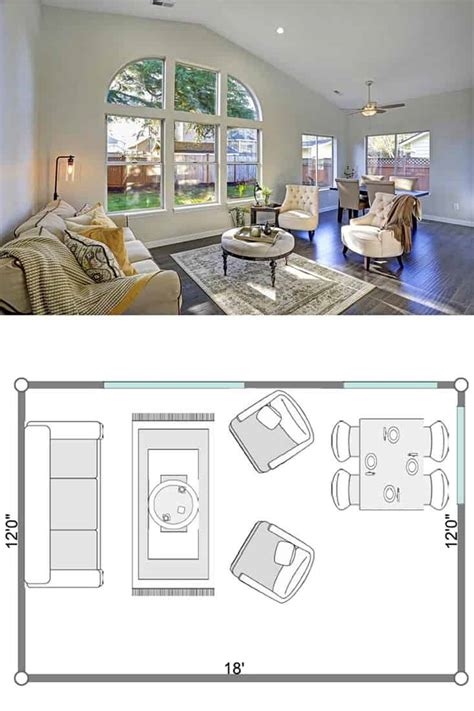 Living Room Layout With Sofa And Two Oversized Chairs Furniture