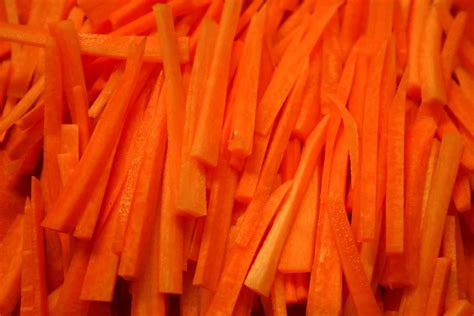 Learn the simple knife skill required to make carrots julienne while keeping your. Pan Fried Pollock, Seared Carrots Julienne, Spicy Rice with Red Wine Reduction - Five Euro Food