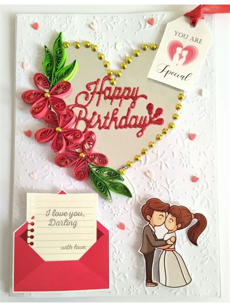 Birthday greetings cards for lover