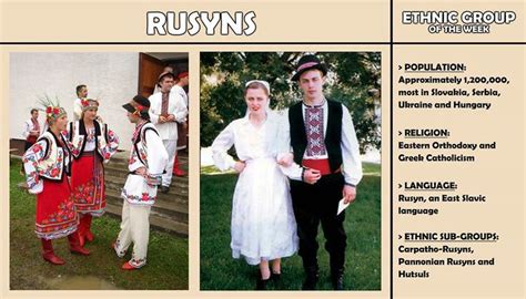 Rusyn People Also Known As Carpatho Rusyns Or Ruthenes Ukraine