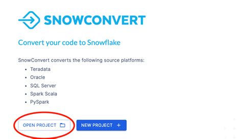 What Is A SnowConvert Project SnowConvert Deprecated