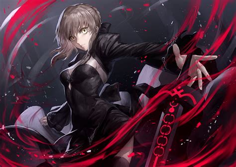 Hd Wallpaper Anime Girls Fategrand Order Saber Alter Peperon Fatestay Night Wallpaper Flare