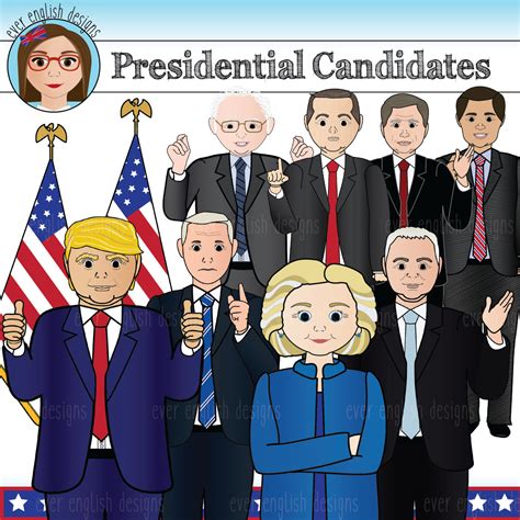 Presidential Candidates 2016 Clip Art