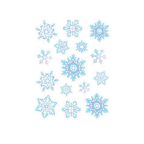 Snowflake Stickers 475in X 75in Party Savers