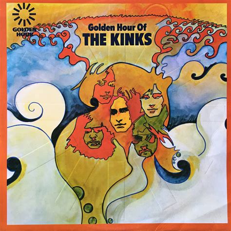The Kinks Golden Hour Of The Kinks 1971 Embossed Dark Red