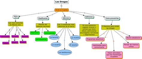 Mapa Conceptual Sobre Las Drogas Gu A Paso A Paso