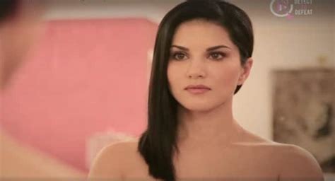 Detecttodefeat Sunny Leone Goes Topless For A Video For Breast Cancer