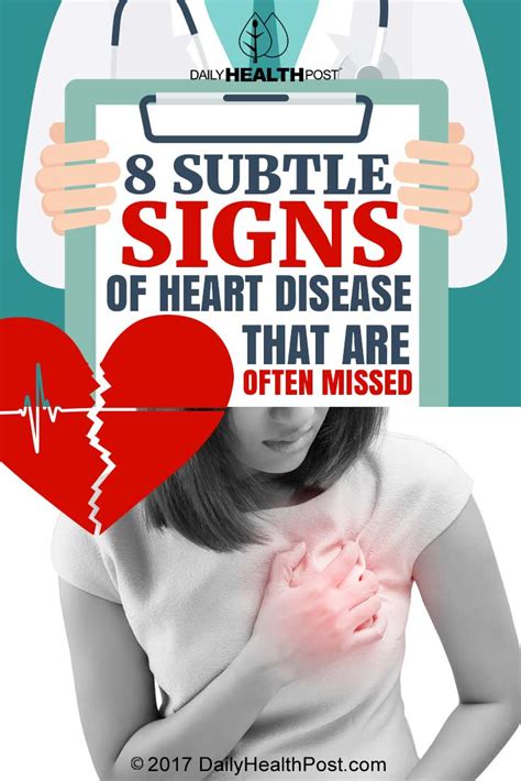 8 Subtle Signs Of Heart Disease That Are Often Missed
