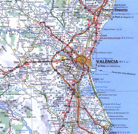 Valencia Access Map Full Size Ex