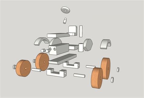 Einen einfachen traktor zu basteln, ist mit pappe, musterklammern, kleber und farbe gar nicht so schwer und fördert noch dazu die phantasie. Holztraktor | Holztraktor, Traktor, Holzspielzeug selber bauen