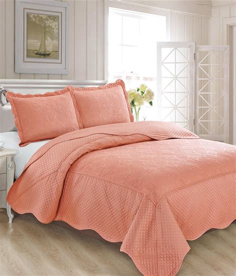 Bedspreads Fancy Collection 3pc Luxury Bedspread Coverlet Embossed