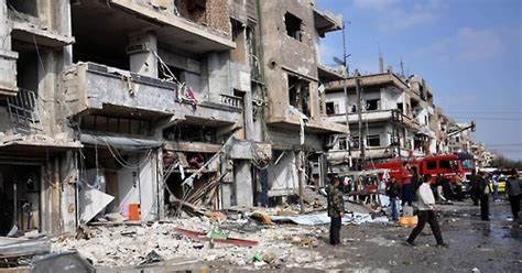 Syria Conflicts Homs Blast