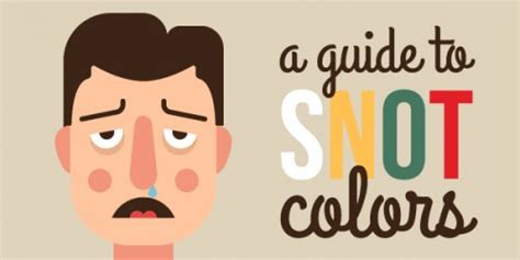 Snot Colors And What They Mean Childrens National Baby Congestion