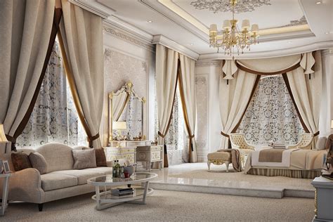 Master Bedroom Design Private Villa Doha Qatar On Behance