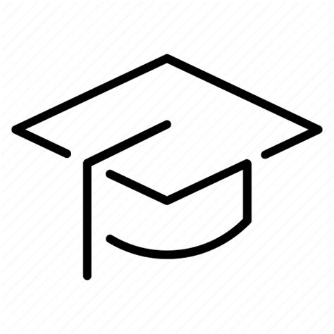 Academic Cap Graduate Graduation Hat Scholarship Student Icon
