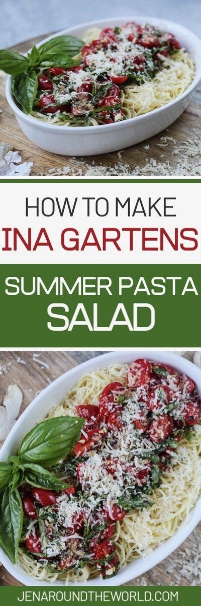Librivox is a hope, an experiment, and a question: Ina Garten's Summer Pasta Salad - Jen Around the World ...