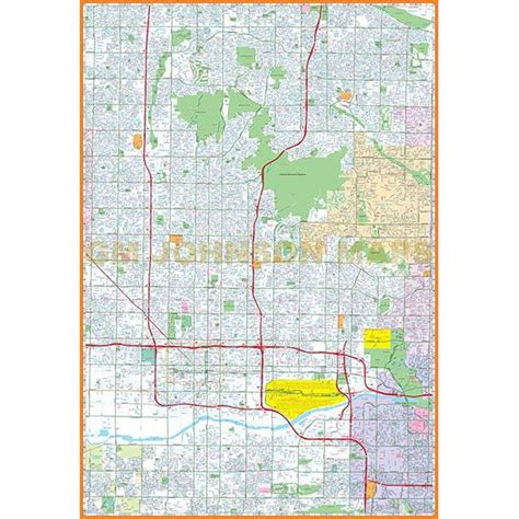 Phoenix Arizona Street Map Gm Johnson Maps