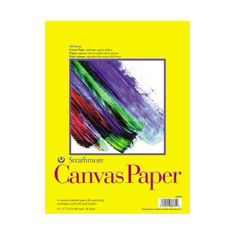 Strathmore Canvas Paper Pad 300 Series 9in X 12in