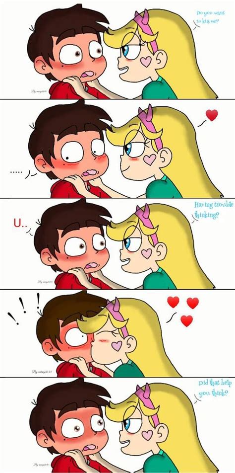 Do You Want To Kiss Me Starco By Werespike48 Star Vs The Forces Of