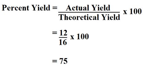 How To Calculate Percent Yield
