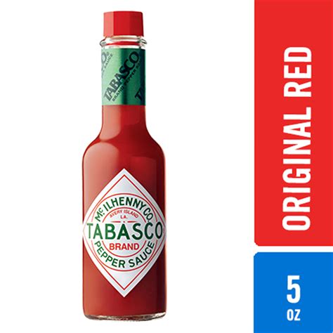 Tabasco Original Flavor Red Pepper Hot Sauce 5 Oz Other Sauces Meijer Grocery Pharmacy Home