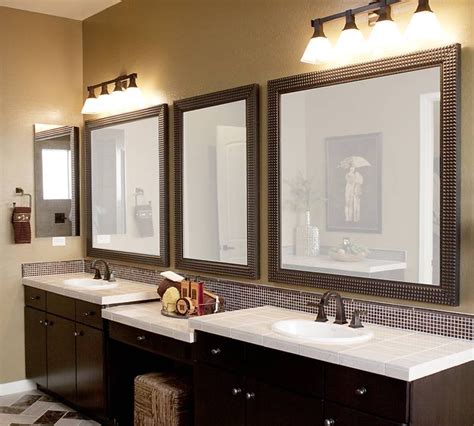 Includes video instructions and materials needed for setting them up. 15 Ideas of Custom Bathroom Vanity Mirrors