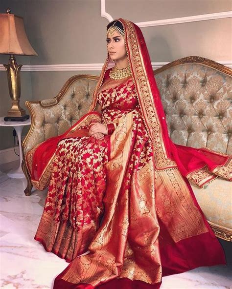 Dupatta Ideas To Pair With A Saree For Bridal Wear Bridal Saree Red Saree Wedding Bridal