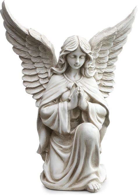 Napco 11299 Praying Angel In Kneeling Pose Garden Statue 1325