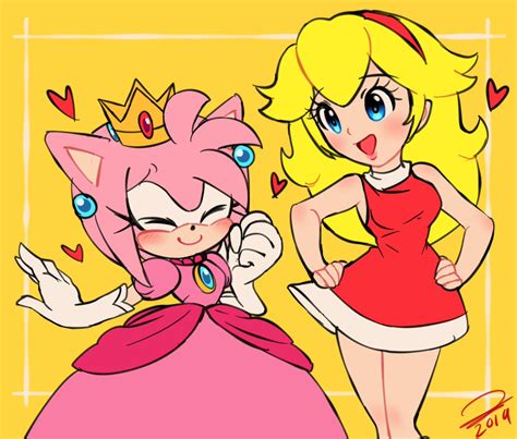 Princess Amy Rose And Prince Sonic