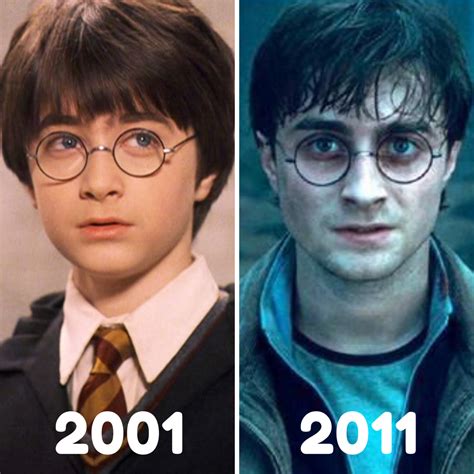 Young Harry Potter Vs Older Harry Potter In 2021 The Final Movie
