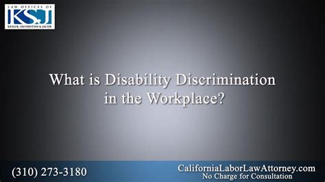 Video What Is Disability Discrimination In The Workplace