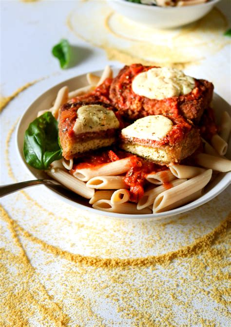 1/4 cup grated parmesan cheese; Vegan Chicken Parmesan made restaurant-style and ...