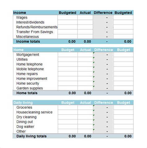 Sample Excel Templates