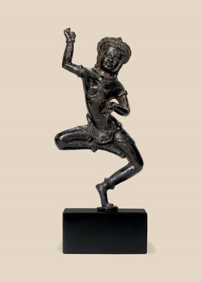 A Bronze Figure Of A Dancing Dakini Khmer Angkor Period Baphuon