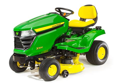 Avoid injury from contacting blades. John Deere X300 Tractor 42 Mower Deck | John Deere X300 ...